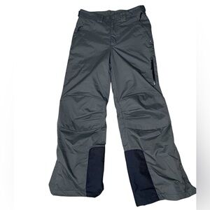 REI Fleece Lined Dark Gray Kids Ski/Snow Pants-Boys Medium 10-12
